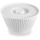 Tigela Plástico Com Tampa 1000ml Redonda Bowl Pote Redondo Tigela Plástico Com Tampa 1000ml Redonda Bowl Pote Redondo