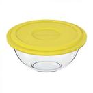 Tigela Plus 1.5L Astral com Tampa Amarelo 030633 - Marinex