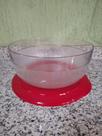 Tigela Premier 6L Translúcida e Tampa Vermelha Tupperware
