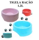 Tigela Ração e Água Cachorro Gato Comedouro Tigela 1,2L Tigela Ração e Água Cachorro Gato Comedouro Tigela 1,2L