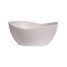 Tigela saladeira bowl oval servir 1,9lt bege