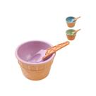 Tigela Sorvete Casquinha Sobremesa com colher 200 ml Tigela Sorvete Casquinha Sobremesa com colher 200 ml