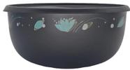 Tigela Toque Mágico 1,3 litros Flores Jet Black Tupperware