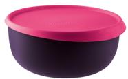 Tigela Toque Mágico 4,3 Litros Roxo com tampa Rosa