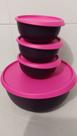 Tigela toque mágico kit com 4 peças Tupperware original