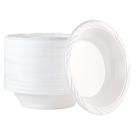 Tigelas de sopa de plástico descartáveis PLASTICPRO 16 onças (50 unidades)