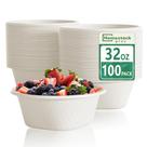 Tigelas de sopa descartáveis Homestockplus 950mL pacote de 100