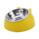 Tigelas Para Gatos Em Aço Inoxidável Antiderrapantes Com Inclinação De 15 Graus, 200ml E 400ml,