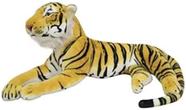 Tigre De Pelúcia Deitado 70 Cm Realista 7HC70BR-Fofy Toys