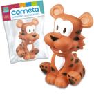 Tigre Soft Animal de Brinquedo P/ Bebes, Mordedor Banho