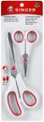 Tijeras Singer 3404, 21.5 cm y 12 cm, Mango de Goma Tijeras Singer 3404, 21.5 cm y 12 cm, Mango de Goma