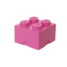 Tijolo de armazenamento LEGO Room Copenhagen Bright Pink 4 Tijolo de armazenamento LEGO Room Copenhagen Bright Pink 4