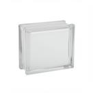 Tijolo de Vidro 19 x 19 x 8 CM Branco Jateado 10 Unidades Tradestar