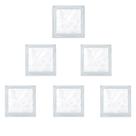Tijolo de Vidro Modaza Cloudy 19 x 19 x 8 cm - 6 Unidades