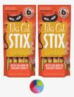 Tiki Cat Stix Petiscos Úmidos Sem Grãos Sabor Salmão 12 Unidades Tiki Cat Stix Petiscos Úmidos Sem Grãos Sabor Salmão 12 Unidades