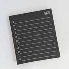 Tilembrete Checklist Preto - 100 Folhas 80x91mm 75g/m²
