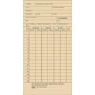 Tilibra - Cartao de Ponto Mensal RB - 100 Folhas