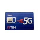 Tim Chip Kit 10 Un: 2 Com Recarga e 8 Sem recarga 11 ao 99