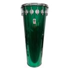 Timbal timbra 14x90cm verde c/aro cromado pele leitosa 16af