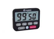 Timer com cronometro digital visor grande e alarme visual e sonoro incoterm. Timer com cronometro digital visor grande e alarme visual e sonoro incoterm.