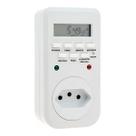 Timer Digital Bivolt Programável Tomada LCD 18 Eventos