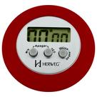 Timer Digital Vermelho Herweg 3308