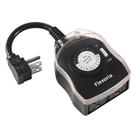 Timer Flexoria Outdoor 24H Mecânico Impermeável 2 tomadas