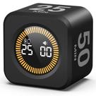 Timer KADAMS Cubo Pomodoro Visual LED Silencioso Preto Timer KADAMS Cubo Pomodoro Visual LED Silencioso Preto