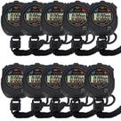 Timer Pgzsy Digital Sport Stopwatch, pacote com 10 unidades com alarme Timer Pgzsy Digital Sport Stopwatch, pacote com 10 unidades com alarme