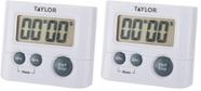 Timer Taylor Digital 99min Branco Pacote com 2 Timer Taylor Digital 99min Branco Pacote com 2