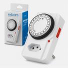 Timer temporizador bivolt manual 110/227v - exbom tmd-tb91m