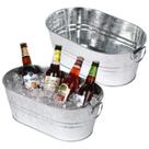 Tinas para Bebidas Tchrules - Tinas Galvanizadas de 3 Galones 15x9x6 pulgadas, 2 unidades