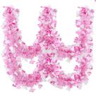 Tinsel Garland Gloreyan Dia dos Namorados 6 m de coração rosa branco