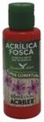 Tinta Acrílica 60ml Fosca - 541 Vermelho Vivo Acrilex Tinta Acrílica 60ml Fosca - 541 Vermelho Vivo Acrilex