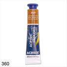 Tinta acrilica Acrilex amarelo ocre 360 20ml Tinta acrilica Acrilex amarelo ocre 360 20ml