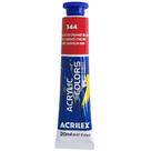 Tinta acrilica Acrilex vermelho de cádmio escuro 344 20ml