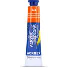 Tinta Acrílica ACRYLIC Colors 20ML Vermelho Cadmio Claro - Caixa com 6