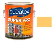 Tinta Acrilica Amarelo Canario Semi Brilho Super Pro Eucatex 3,6lt