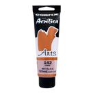 Tinta Acrilica Arts p/ Tela Metalica Corfix 120ml 142 Cobre