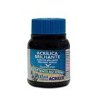 Tinta Acrilica Brilhante 37ml 520 Preto - Acrilex Tinta Acrilica Brilhante 37ml 520 Preto - Acrilex