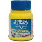 Tinta Acrílica Brilhante Acrilex Amarelo Limão 37ML