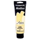 Tinta Acrílica Corfix Arts 120ml Amarelo Mineral 174 Gr 1
