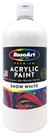 Tinta Acrílica Cra-Z-Art Branco Neve 946ml