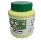 Tinta Acrilica Decorfix Fosca 250ml - Amarelo Bebe Tinta Acrilica Decorfix Fosca 250ml - Amarelo Bebe