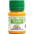 Tinta Acrílica Decorfix Fosca 37ML Amarelo - Caixa com 6