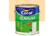 Tinta Acrílica Econômica Coralar Fosco Interno Marfim 3,6 Litros