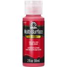 Tinta acrílica FolkArt 59ml com acabamento acetinado vermelho maçã