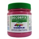 Tinta Acrílica Fosca Corfix 250ml para Arte e Artesanato Cor:Rosa Escuro