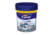 Tinta Acrílica Fosca Standard Rende Muito Branco 20 Litros - Coral