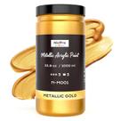 Tinta Acrílica Nicpro N-M001 Dourado Metálico 1000 ml Tinta Acrílica Nicpro N-M001 Dourado Metálico 1000 ml